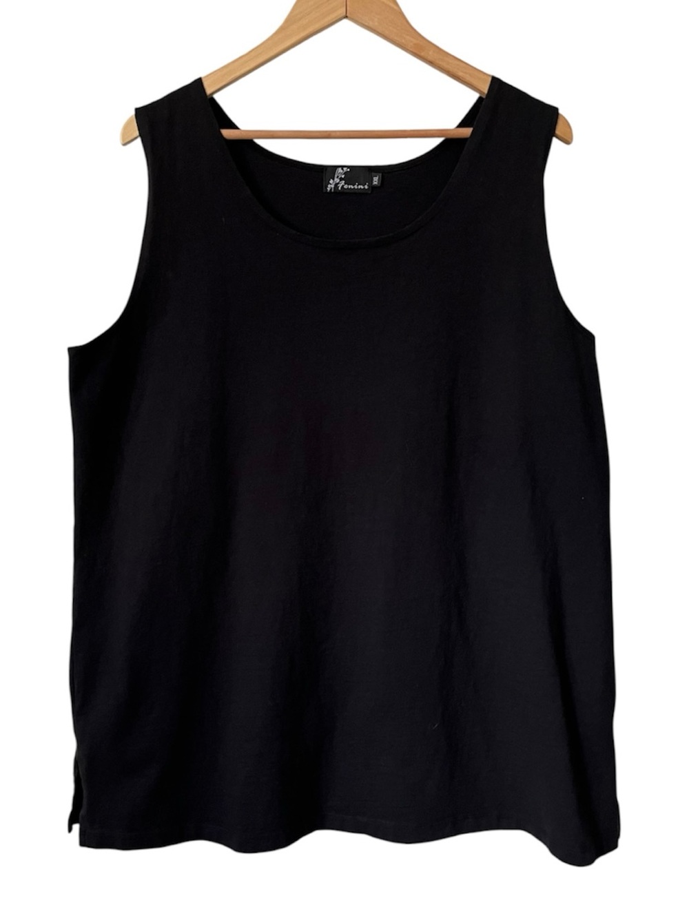 Fenini knit cotton Sleeveless top tank XXL